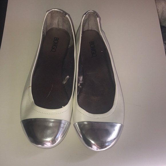 Women’s Bongo Metallic Flats - Picture 1 of 11